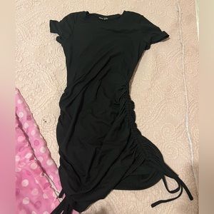 Black mini dress